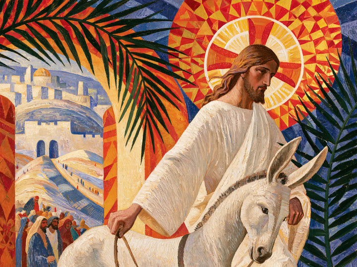 Jesus Enters Jerusalem – Symbolist · Landscape no. 7