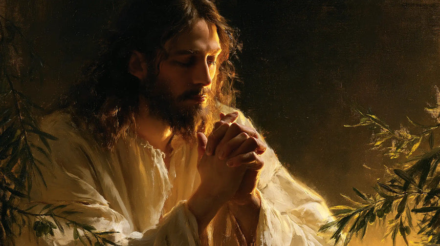Jesus in Gethsemane — Prayer beside the Inclining Bough