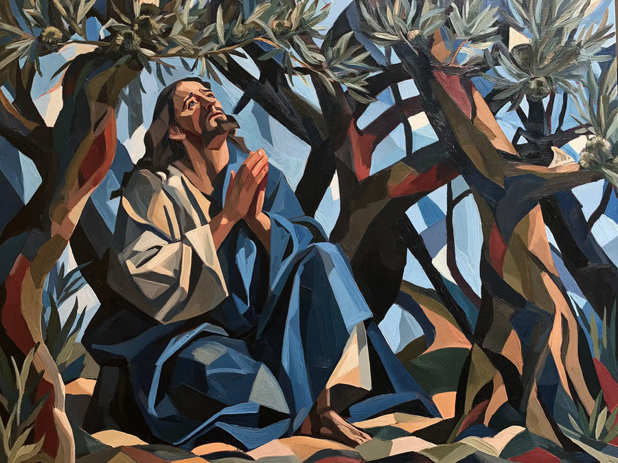 Jesus in Gethsemane - Expressionist · Landscape n° 8