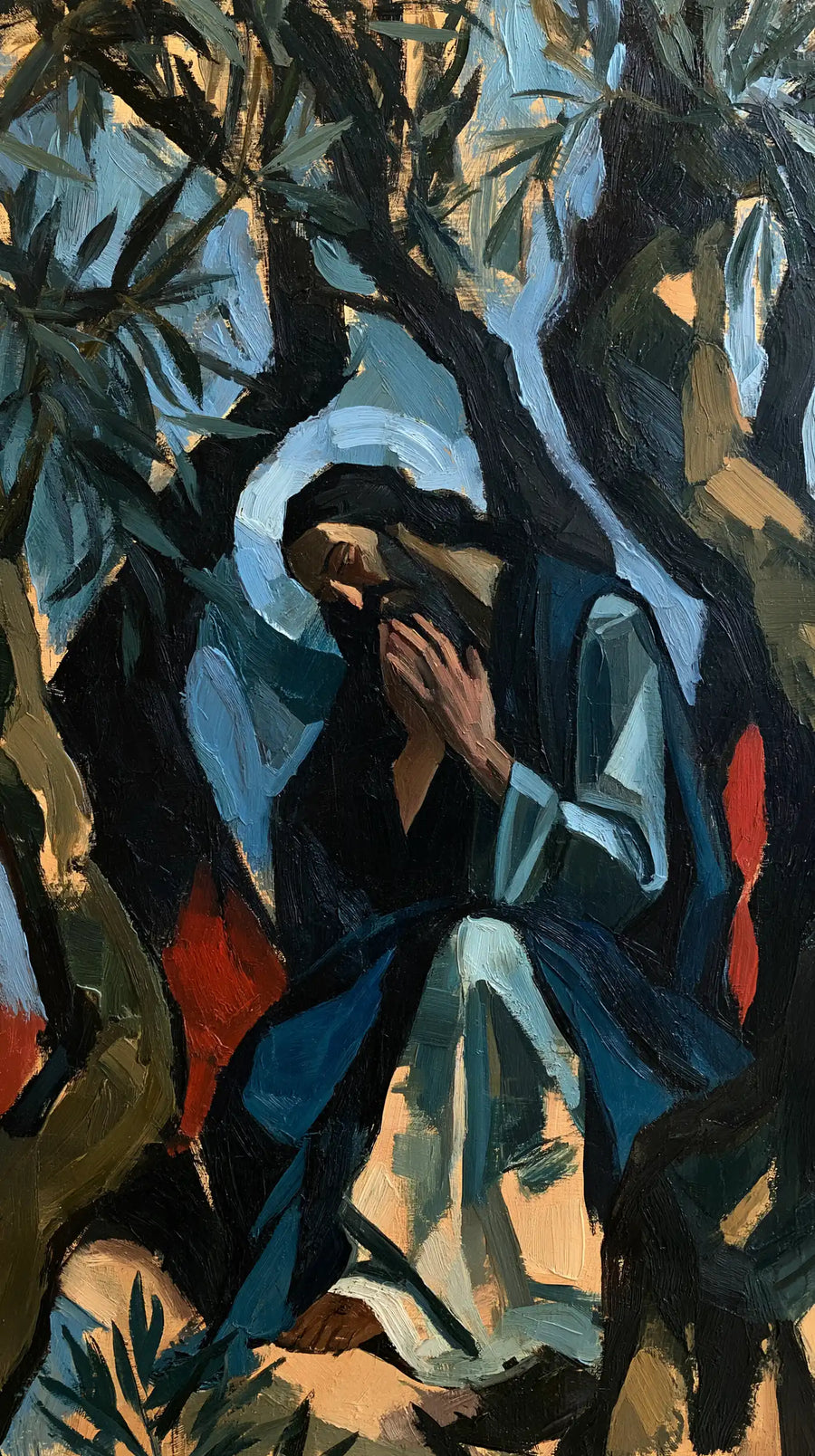 Jesus in Gethsemane - Expressionist · Portrait n° 7