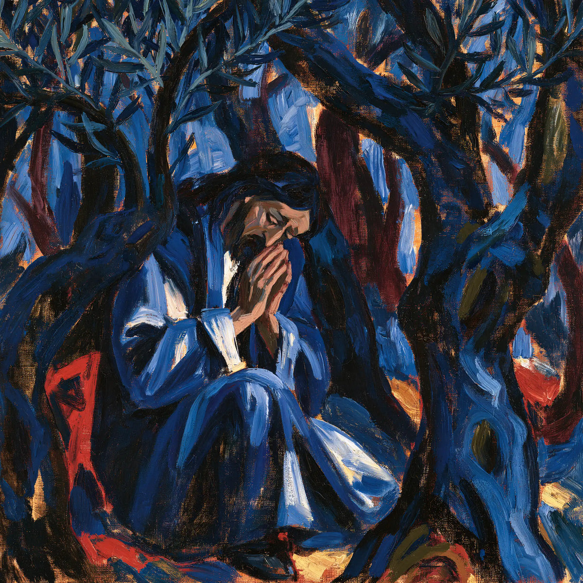 Jesus in Gethsemane - Expressionist · Square n° 7