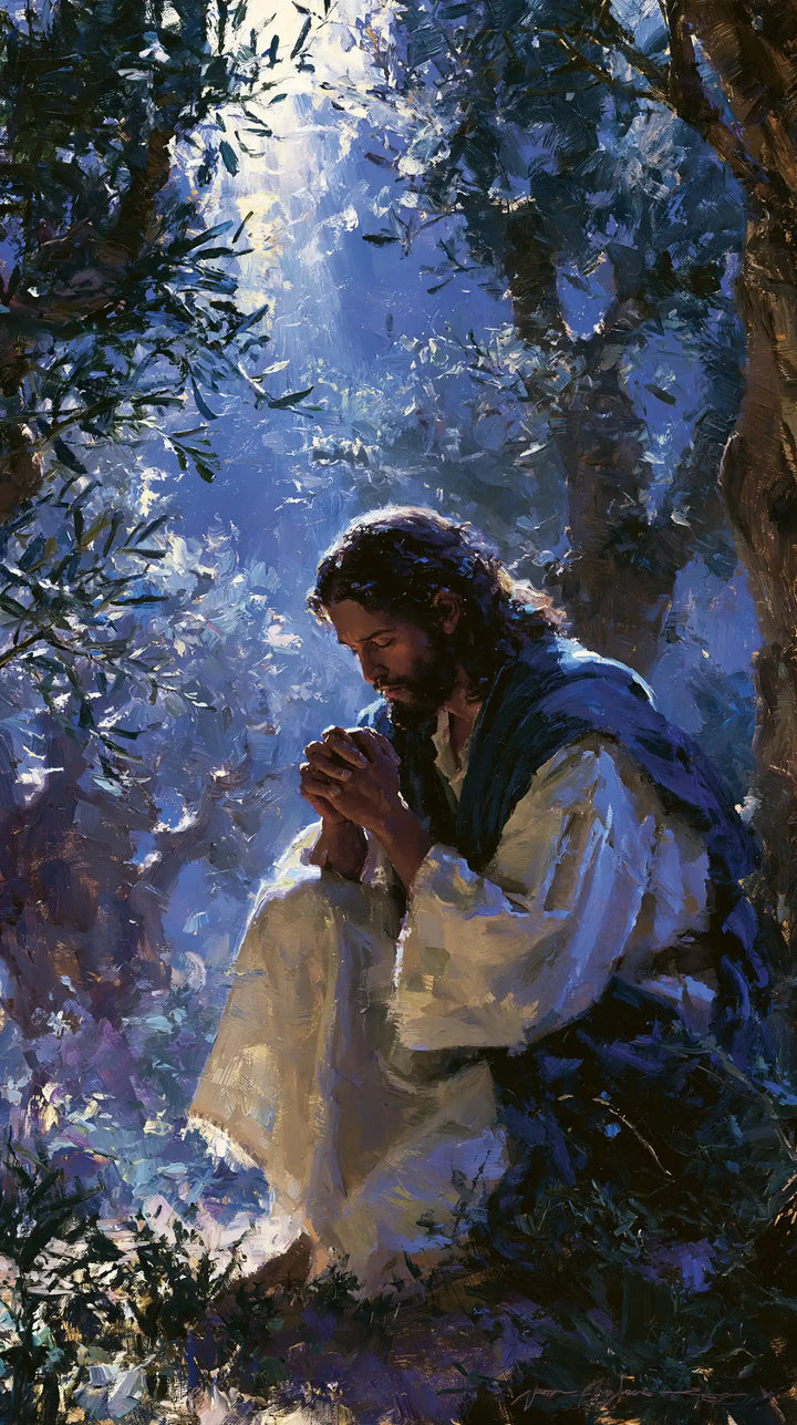 Jesus in Gethsemane - Impressionist · Portrait n° 1