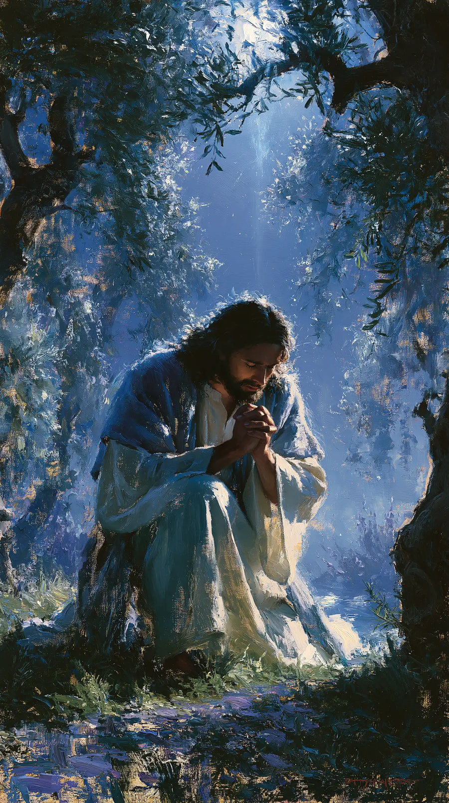 Jesus in Gethsemane - Impressionist · Portrait n° 8