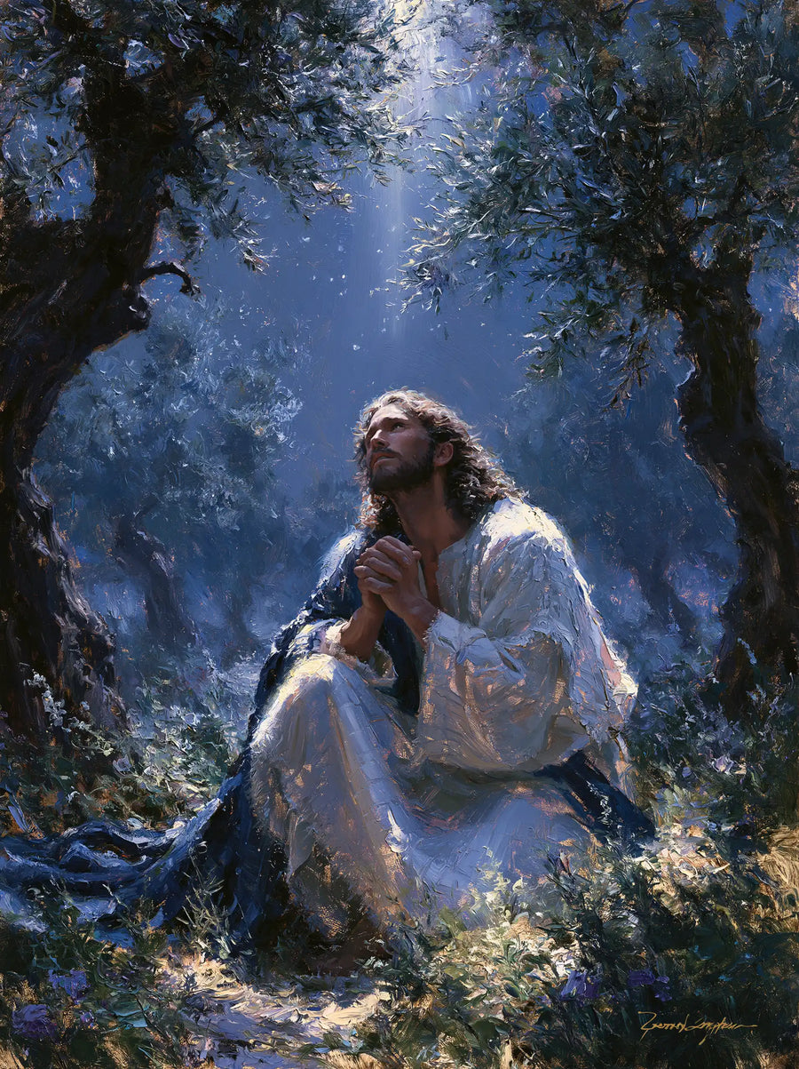Jesus in Gethsemane - Impressionist · Portrait n° 14