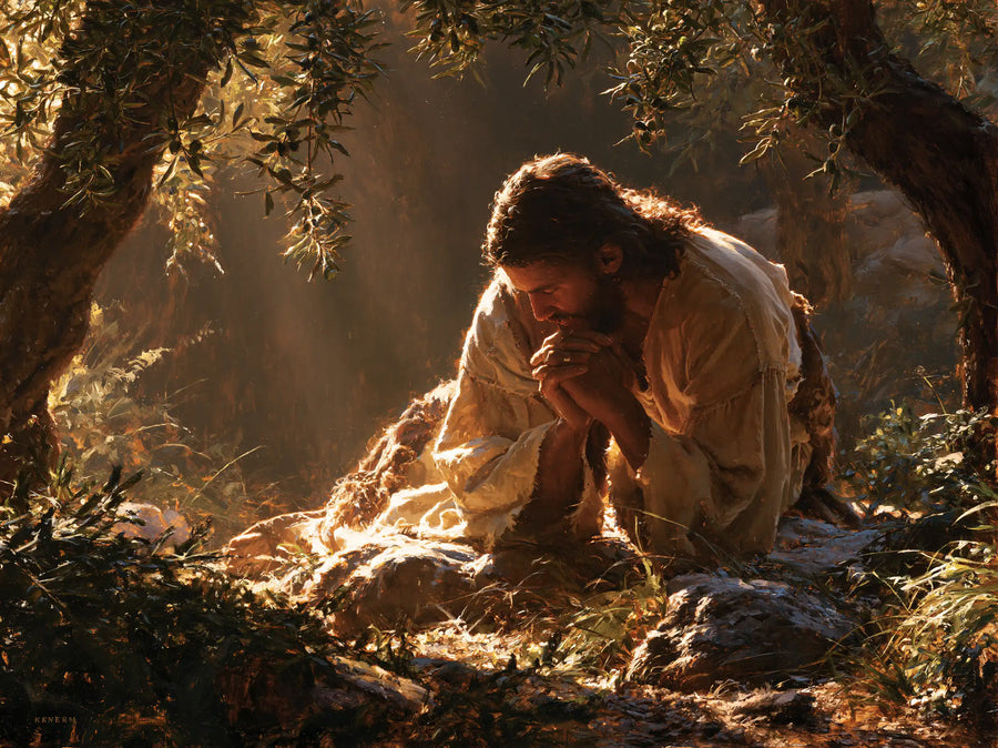 Jesus in Gethsemane — Hands Closest to the Earth