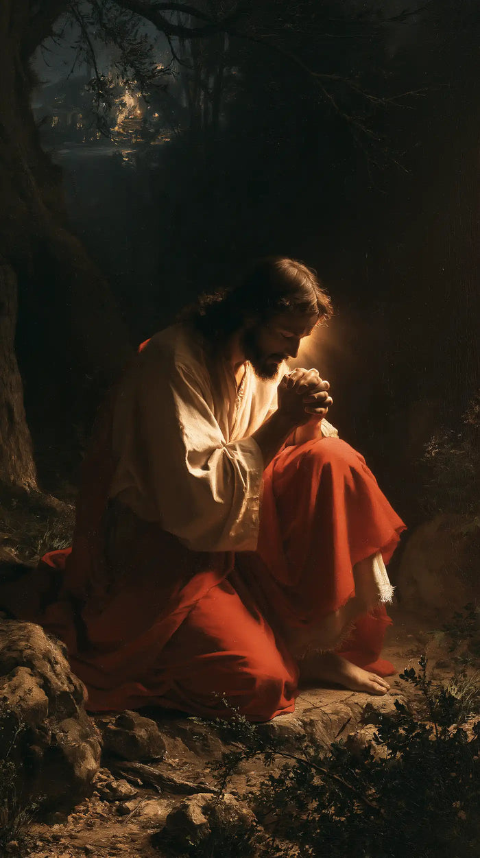 Jesus in Gethsemane - Sacred Agony · Portrait n° 8