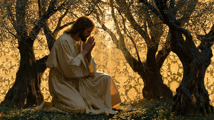 Jesus in Gethsemane — Silence in the Gold-Leaf Garden