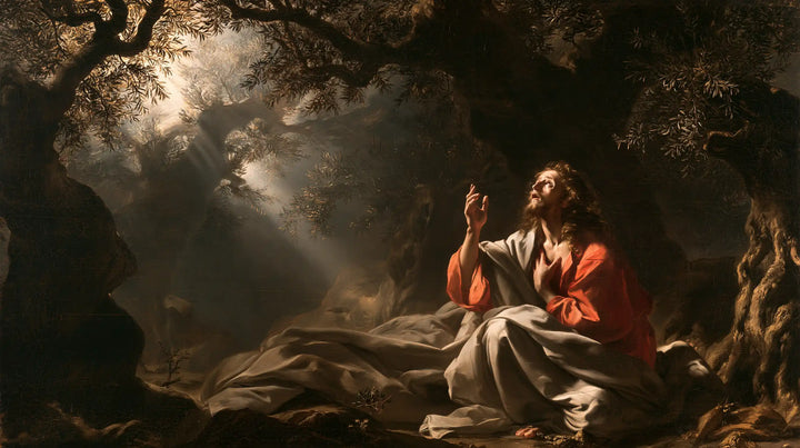 Jesus in Gethsemane — The Gesture toward Distant Light