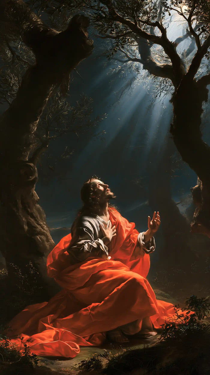 Jesus in Gethsemane - Theatrical Baroque · Portrait n° 8