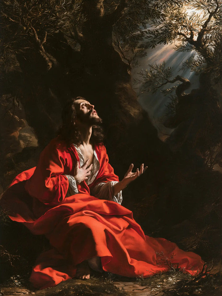 Jesus in Gethsemane - Theatrical Baroque · Portrait n° 14
