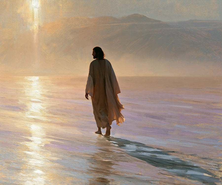 Jesus in the Desert - Impressionist · Landscape n° 2