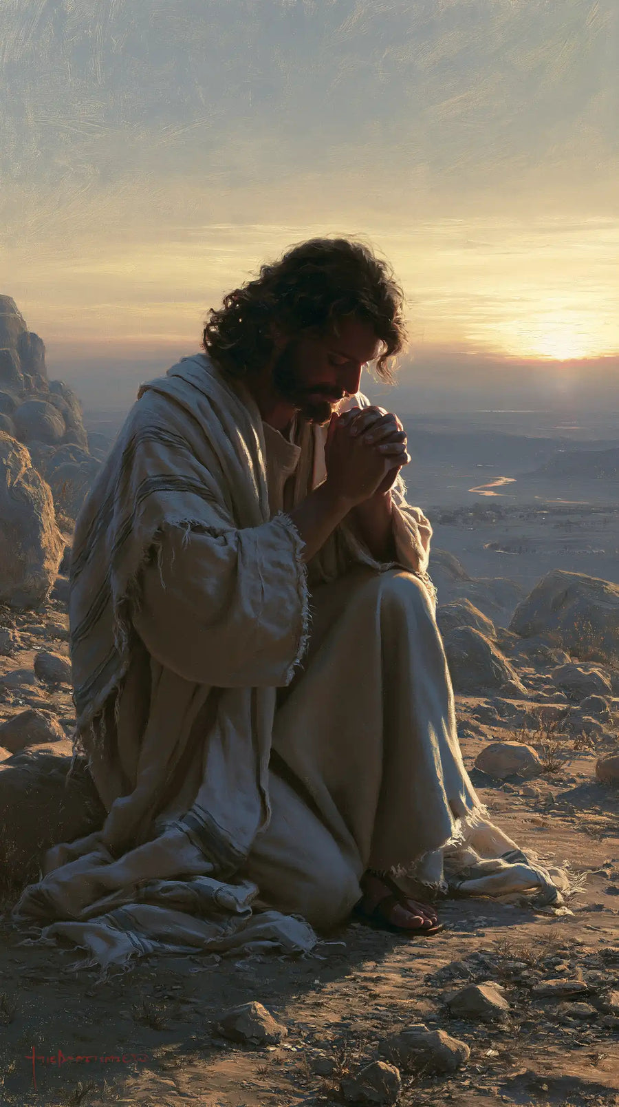 Jesus in the Desert - Jesus in Prayer · Portrait n° 11