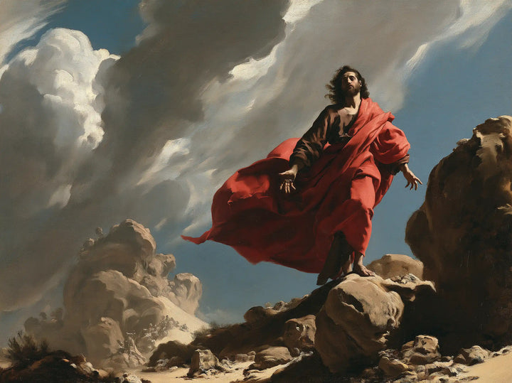 Jesus in the Desert - Theatrical Baroque · Landscape n° 10