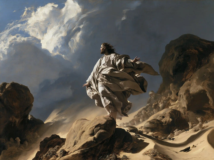 Jesus in the Desert - Theatrical Baroque · Landscape n° 11