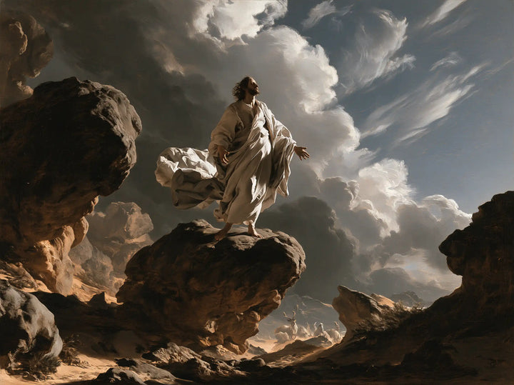 Jesus in the Desert - Theatrical Baroque · Landscape n° 12