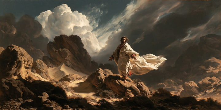 Jesus in the Desert - Theatrical Baroque · Landscape n° 24