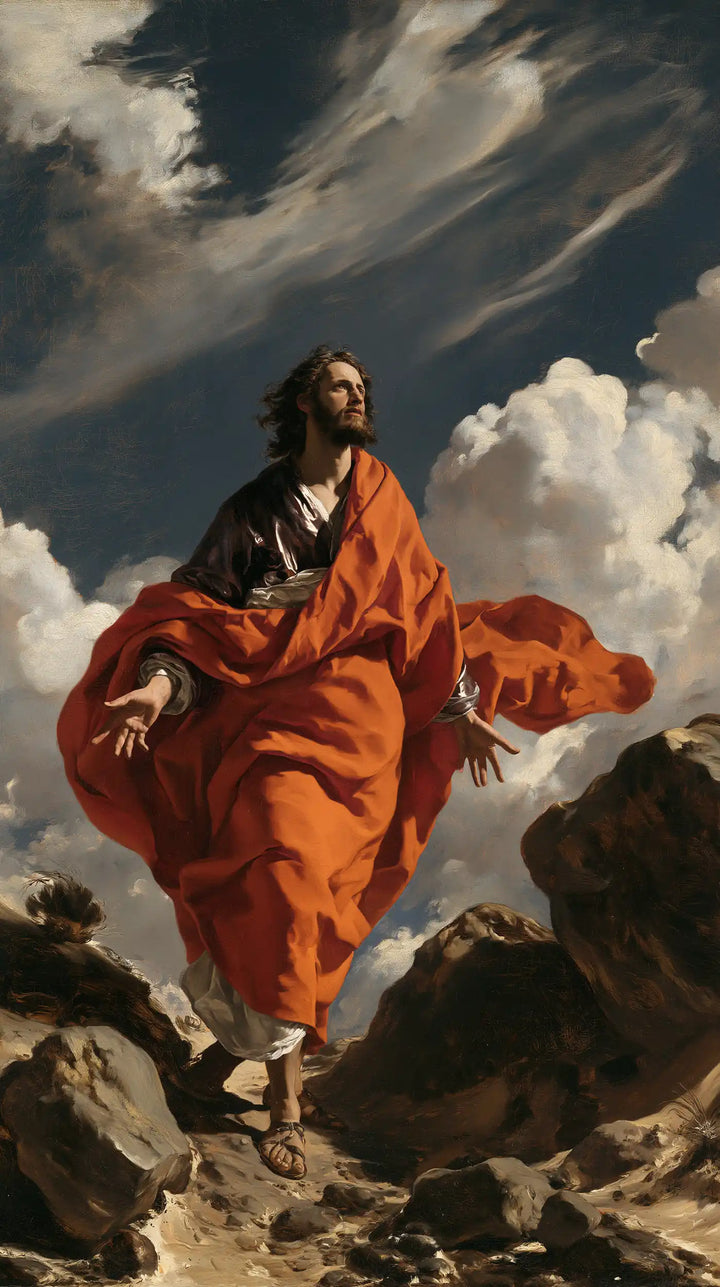 Jesus in the Desert - Theatrical Baroque · Portrait n° 1