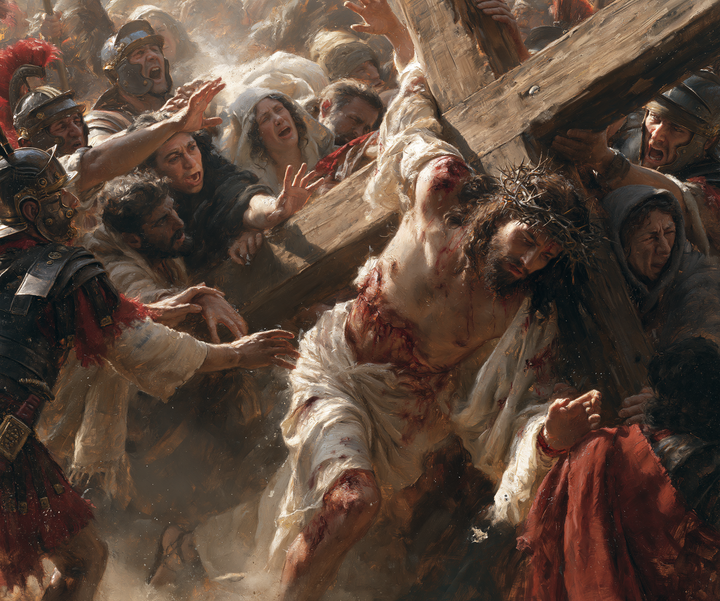 The Stations of the Cross — The Bent Body among Anxious Hands