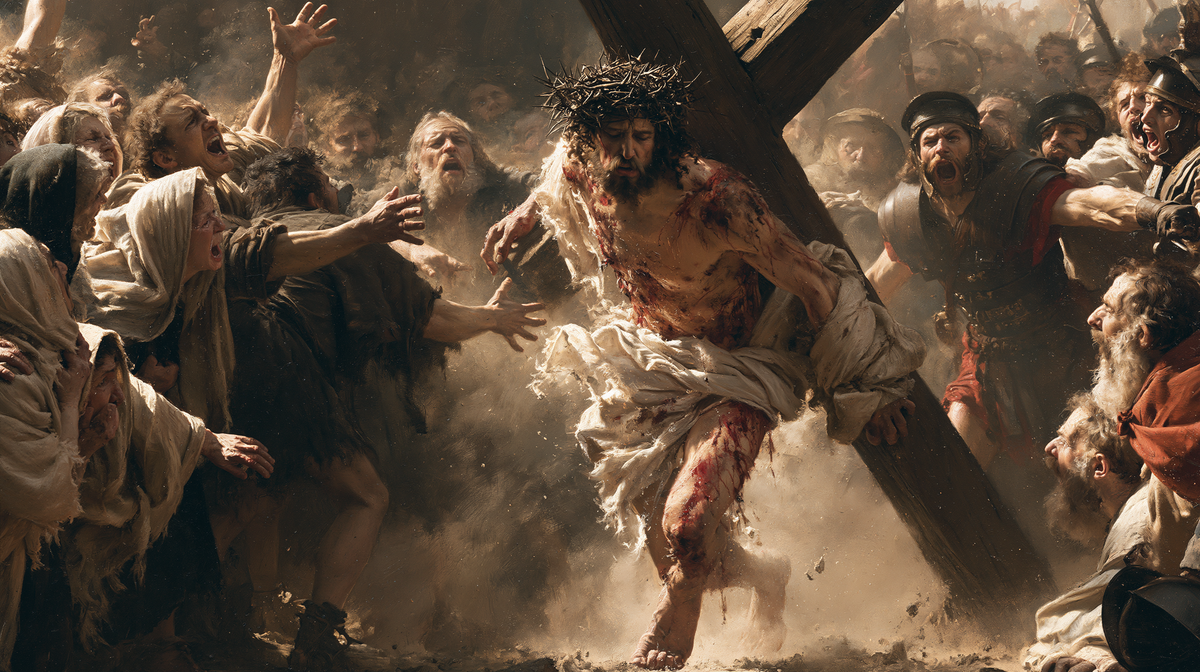 The Stations of the Cross - Explosion of movement · Landscape n° 14 — aperçu de la finition sélectionnée