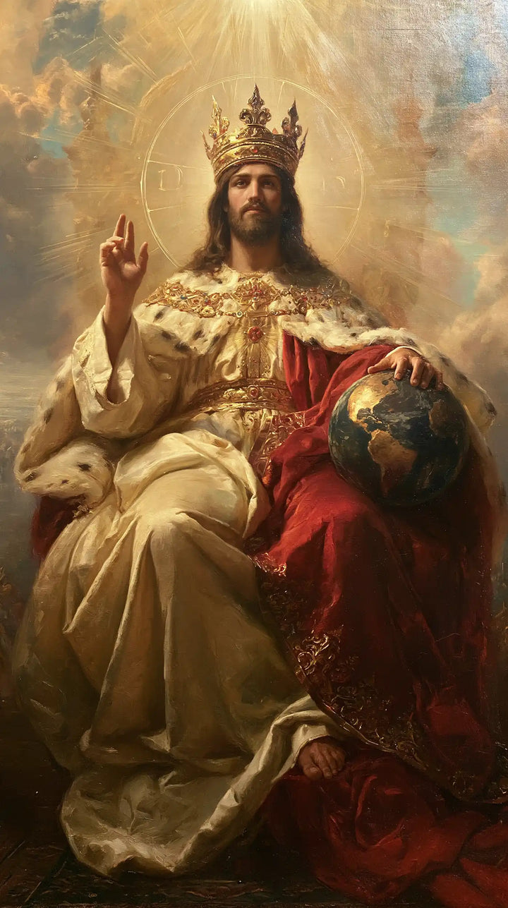 Jesus the King - The Globe of the World · Portrait n° 8