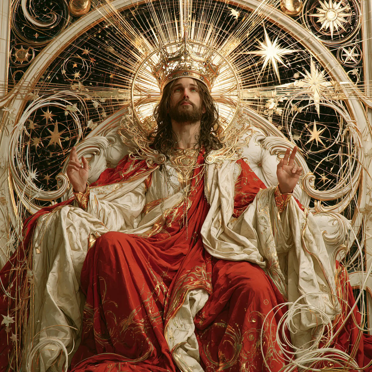 Jesus the King — The Crown in the Threads of Heaven