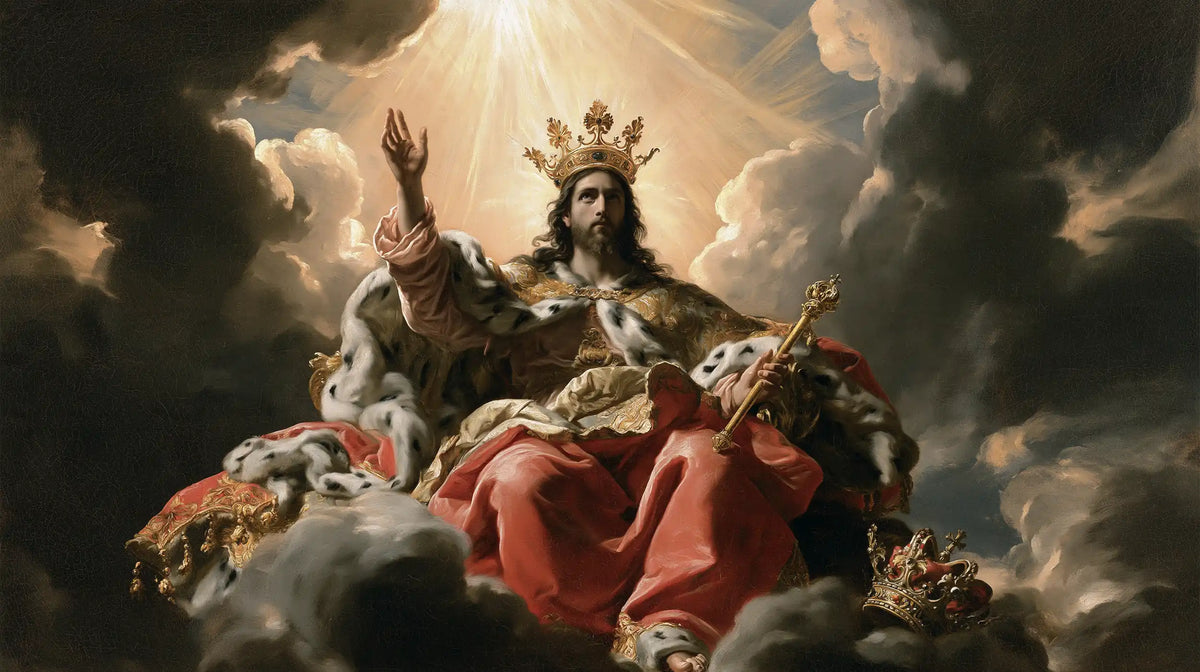Jesus the King — The Crown Laid Beneath the Royal Gesture
