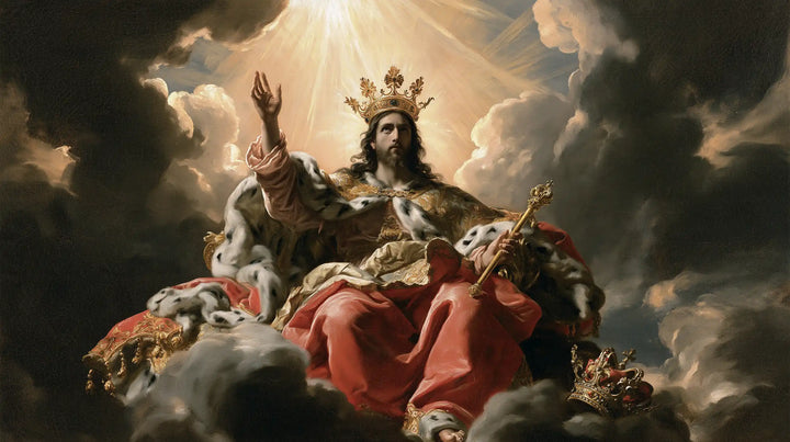 Jesus the King — The Crown Laid Beneath the Royal Gesture