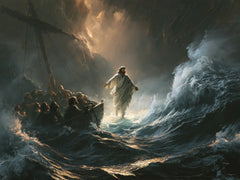 Jesus Walking on Water — The Passage between Sail and Wave