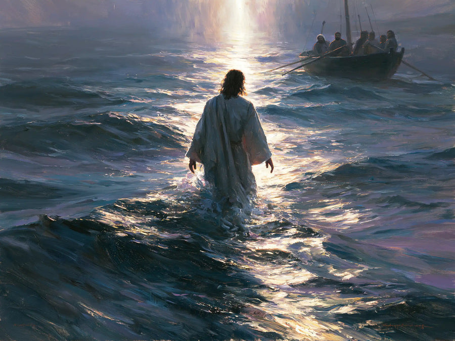 Jesus Walking on Water - Impressionist · Landscape n° 3