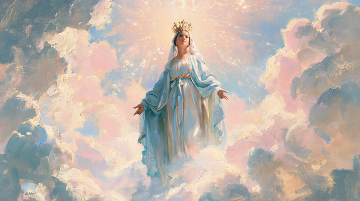 Mary Queen of Heaven - Impressionist · Landscape n° 15