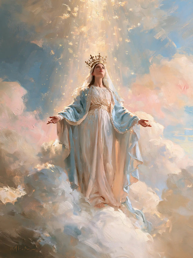 Mary Queen of Heaven - Impressionist · Portrait n° 31