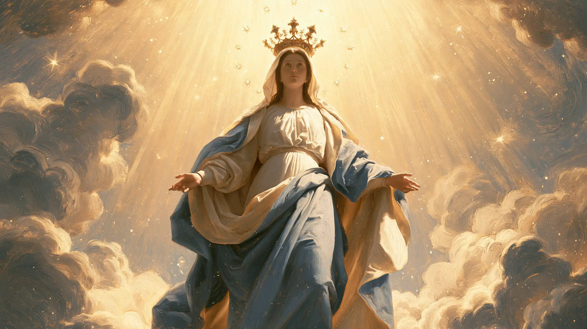 Mary Queen of Heaven - Mary before Heavenly Light · Landscape n° 6