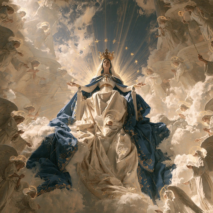 Mary Queen of Heaven - Sacred Monumental View · Square n° 1