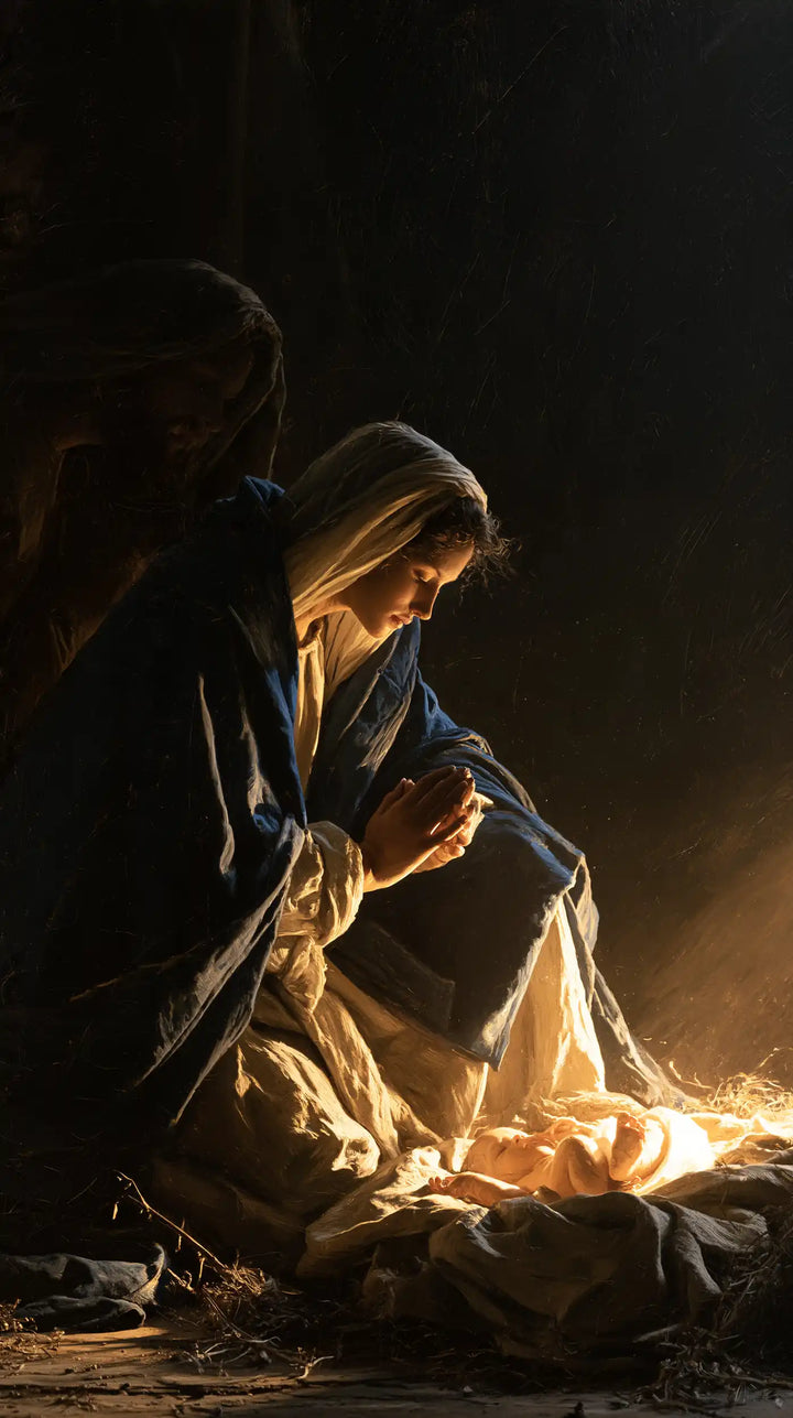 The Nativity - Black and Gold · Portrait n° 1