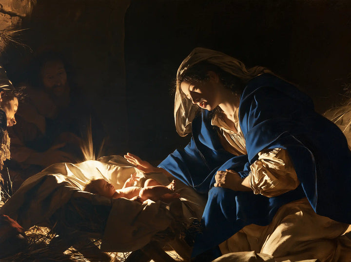 The Nativity - Caravaggio Tenebrism · Landscape n° 5