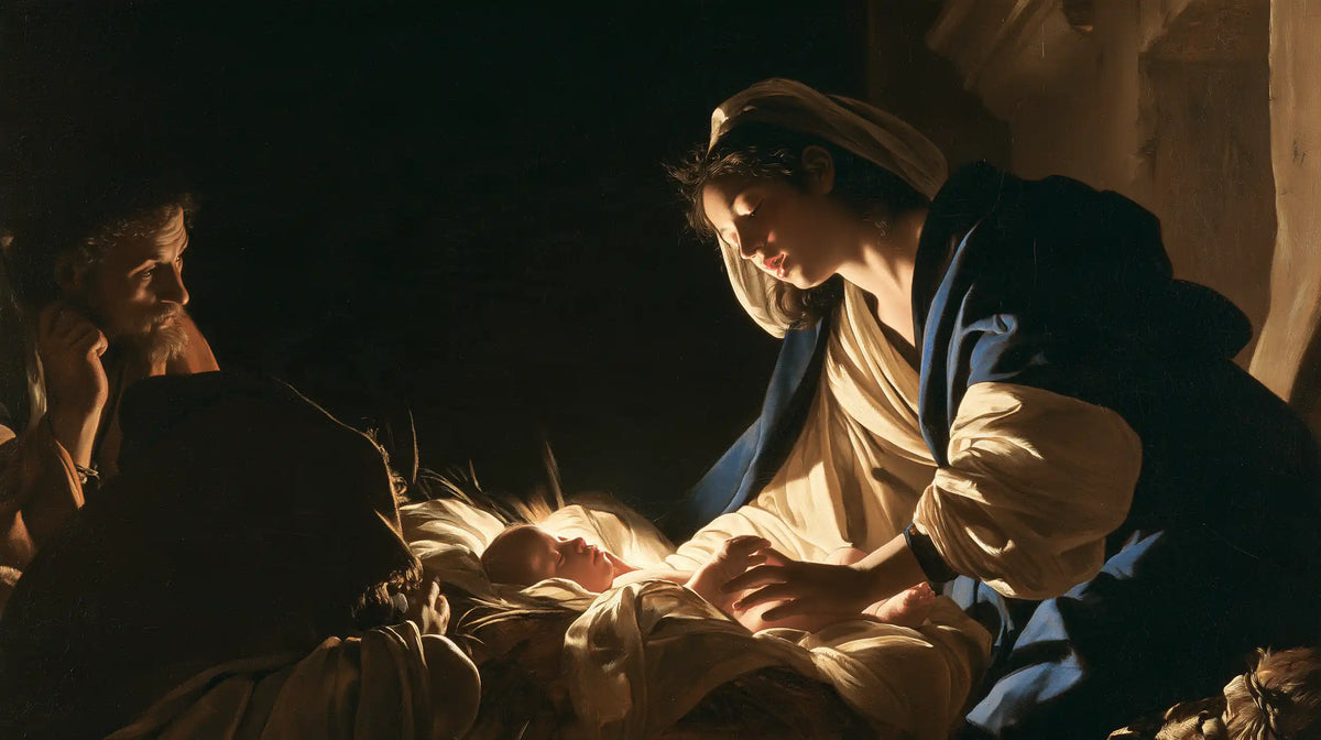 The Nativity — The Shared Gaze Beside the Swaddling