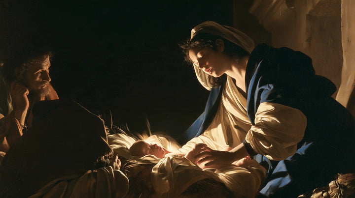 The Nativity — The Shared Gaze Beside the Swaddling