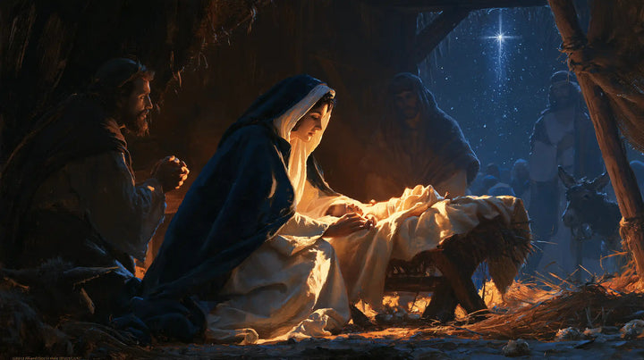 The Nativity - Midnight Blue Chiaroscuro · Landscape n° 9