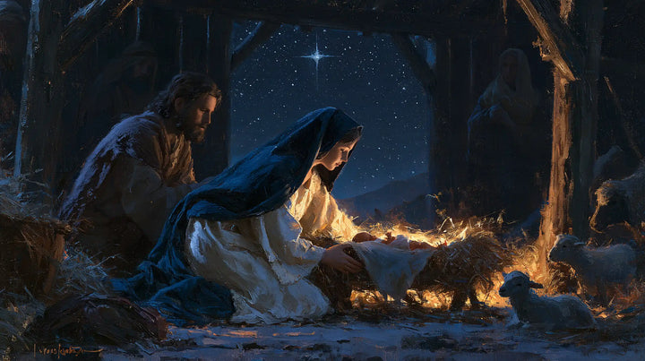 The Nativity - Midnight Blue Chiaroscuro · Landscape n° 11