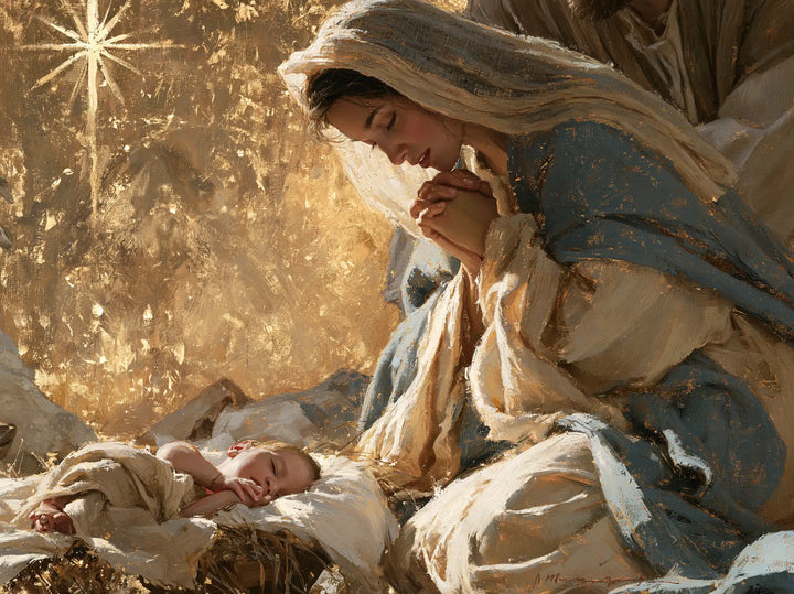 The Nativity — The Star Above the Little Sleeper