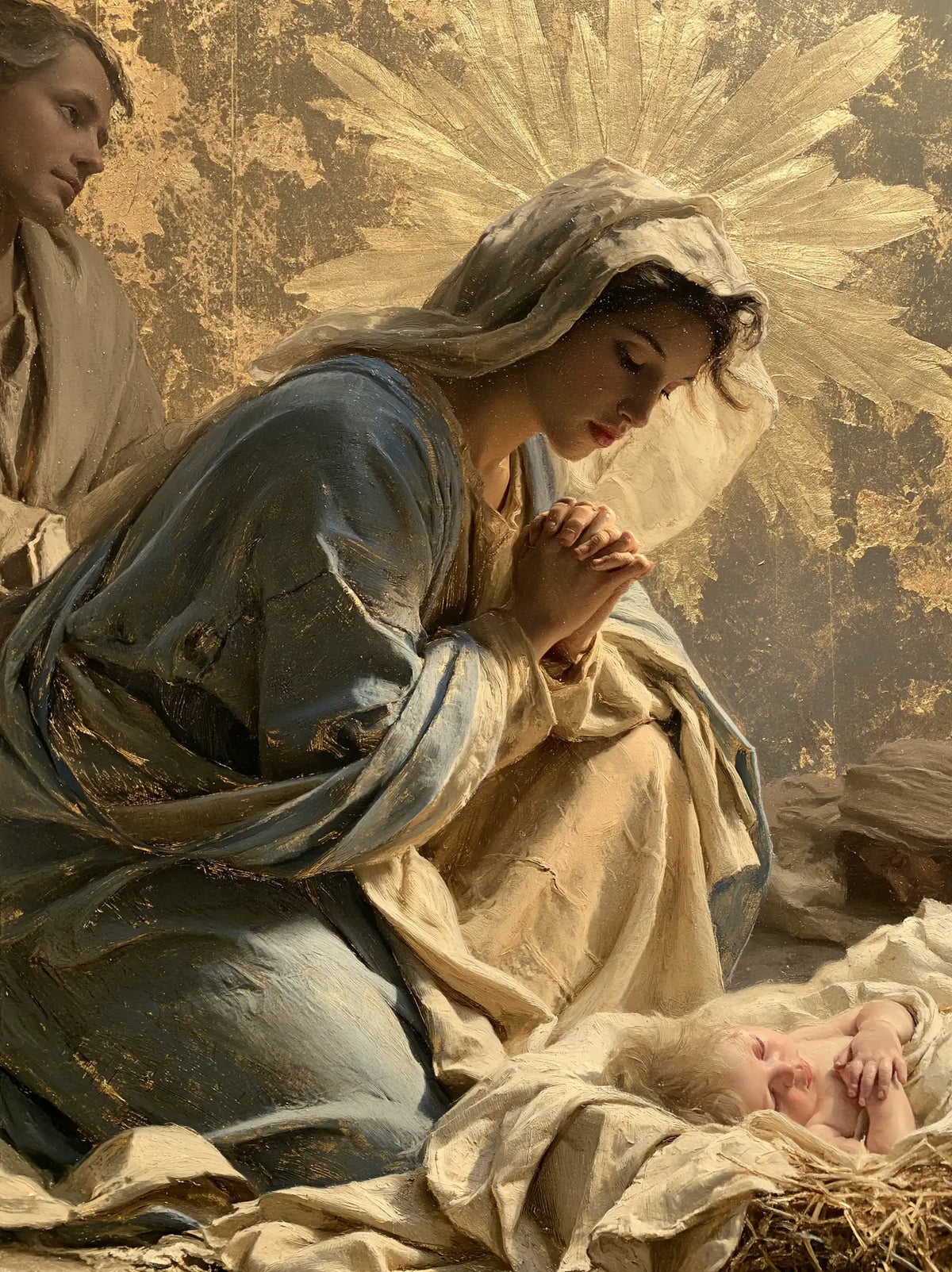 The Nativity — The Cradle Beneath the Crown of Radiance