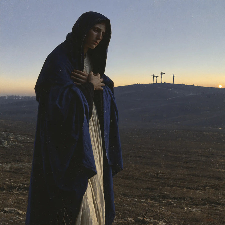 Our Lady of Sorrows - Mary before the Deserted Golgotha · Square n° 4