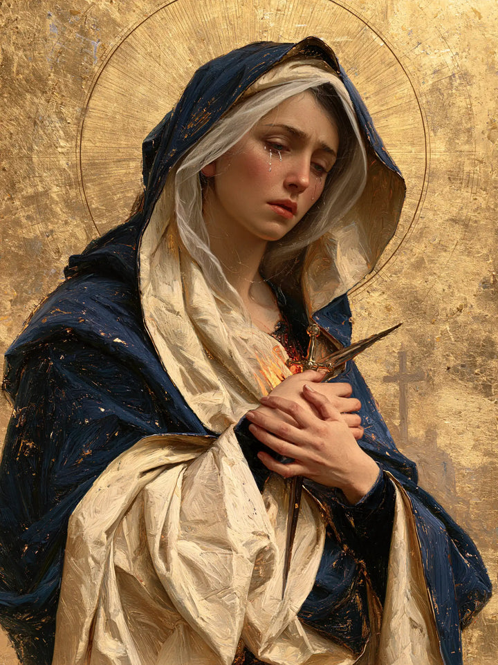 Our Lady of Sorrows — Sorrow within the Engraved Circle