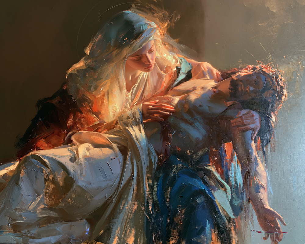 La Pietà - Impressionist · Landskap nr 5 - Kristen konst