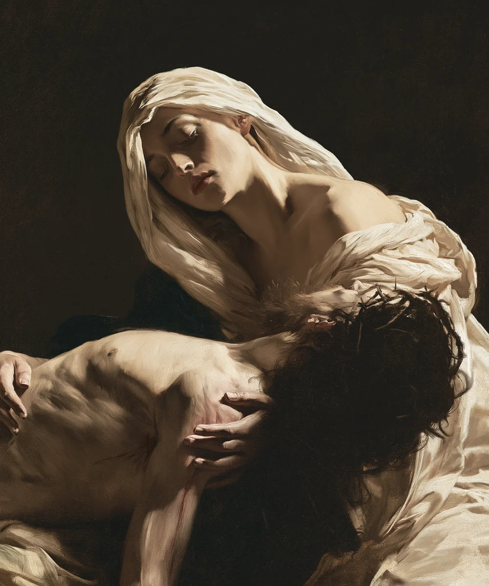 The Pietà - Psychological Close-Up · Portrait n° 8 — source artwork — web preview