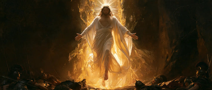 The Resurrection of Jesus Christ — Drapery in an Amber Breath