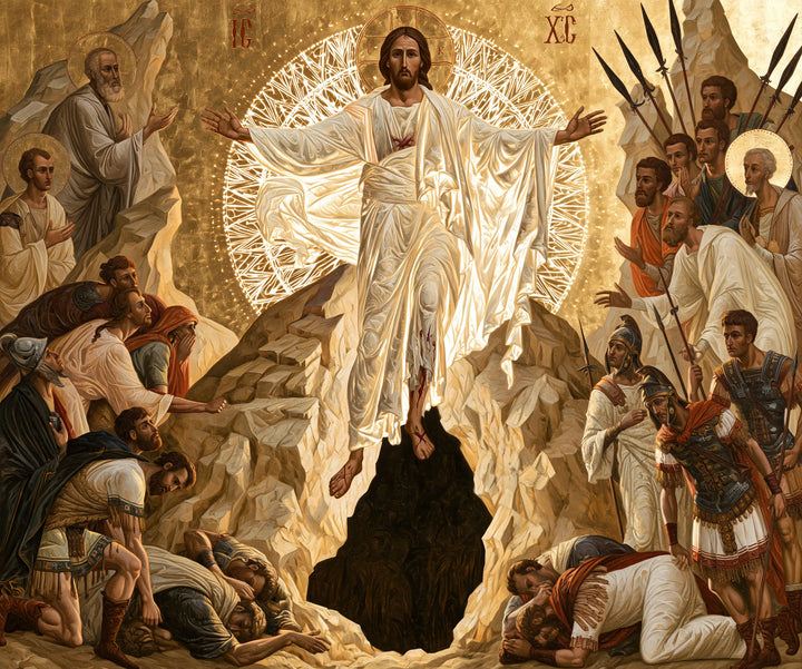 The Resurrection of Jesus Christ — The Traced Disc above the Cleft