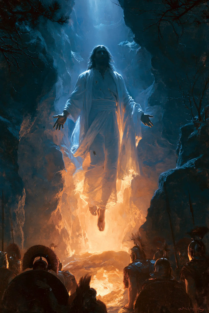 The Resurrection of Jesus Christ — The Living Column between Sky and Stone