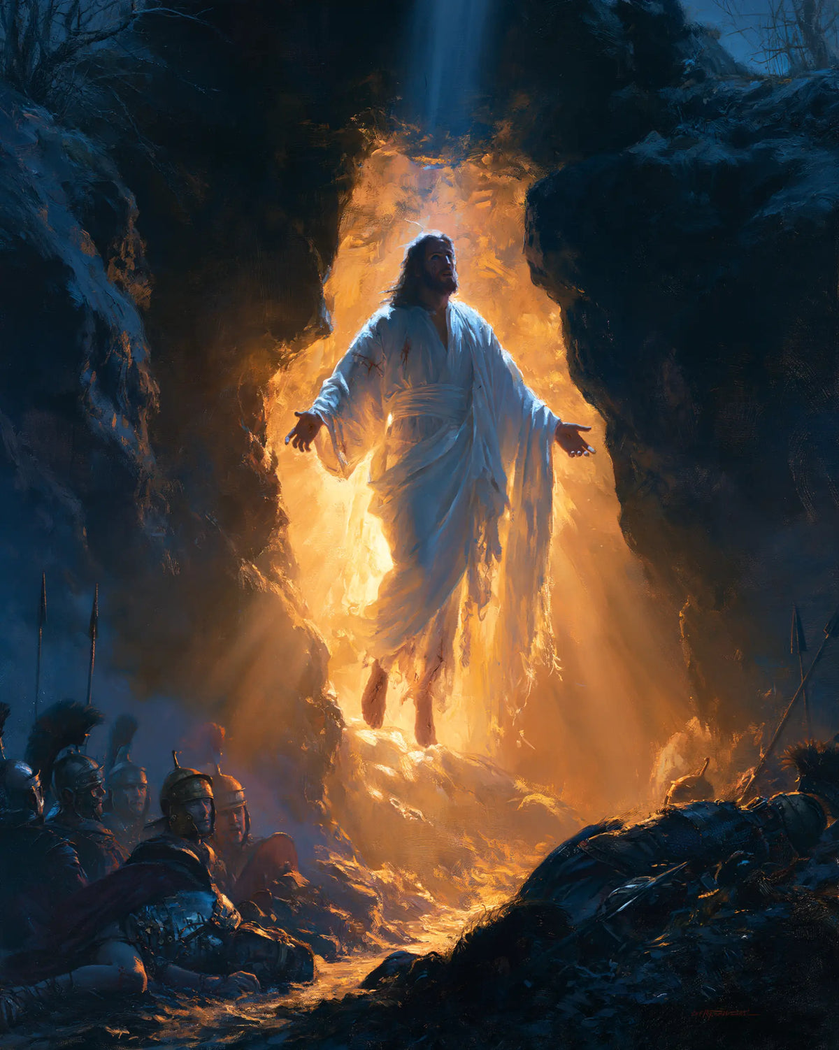 The Resurrection of Jesus Christ — The Amber Breach above the Path