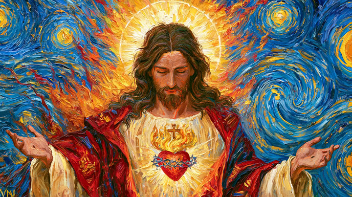 Sacred Heart of Jesus – Post-Impressionist · Landscape no. 12